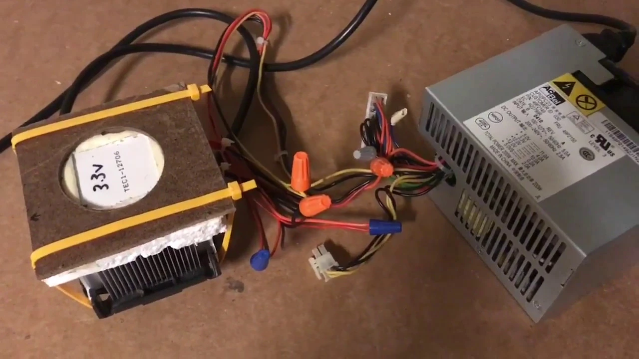 Make -50 C Peltier Cooler