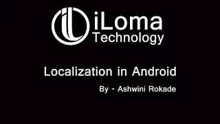 Localization in Android app Simple Demo iLoma Technology