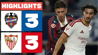 LEVANTE UD 3 - 3 SEVILLA FC | RESUMEN LALIGA EA SPORTS