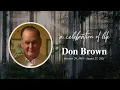 Don Brown Funeral