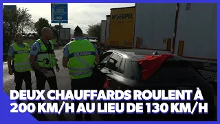 Flashés à 200 km/h sur une route limitée à 130 km/h, deux automobilistes arrêtés