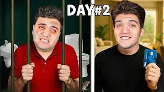 حبست اخويا في الحمام واخذت البطاقة البنكية بتاعته واشترينا لبس العيد 