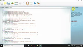 Small basic simple calculator