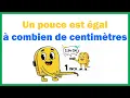 How many centimeters cm is one inch equal to