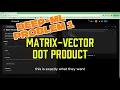 Deep-ML 1 Matrix-Vector Dot Product
