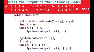 Java Multiple Choice Interview Questions and Answers