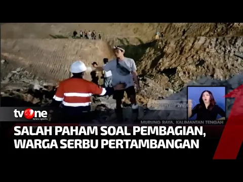 Ribuan Warga Memaksa Masuk dan Menyerbu Lokasi Tambang Emas di Murung Raya