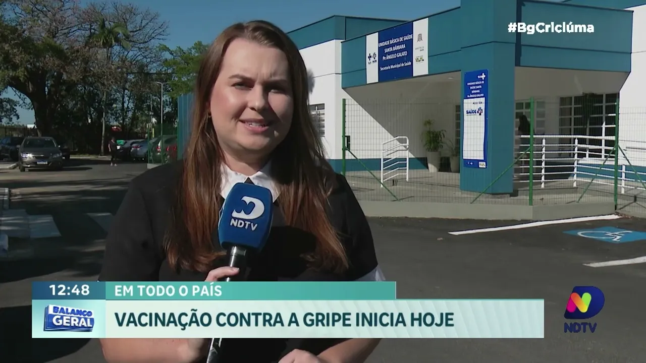 Criciúma inicia campanha de vacinação contra a gripe