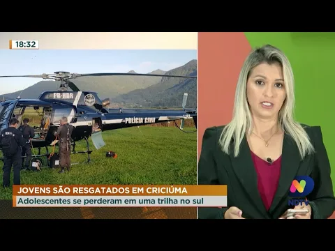 Jovens são resgatados de trilha no Sul do estado