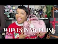 WHATS IN MY PURSE - COACH POWDER PINK ROWAN Christmas Eve