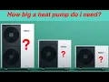 How big a heat pump do you need A simple Rule of Thumb