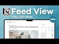 Download Lagu Notion's NEW Feed View Database | Use Cases \u0026 Full Tutorial