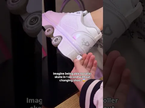Why walk when you can skate 😱🛼  #rollerskating #shoes #skate
