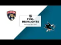 NHL Highlights | Panthers vs. Sharks | November 08, 2025