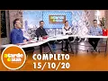Lagu A Tarde é Sua (15/10/20) | Completo