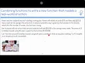 02 02 Combining functions to write a new function that models a real-world situation
