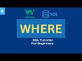 SQL Tutorial for Beginners - 2024 WHERE W3 Schools SQL Certification