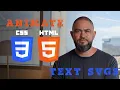 Coding Workshop Animate Text with HTML SVGs CSS