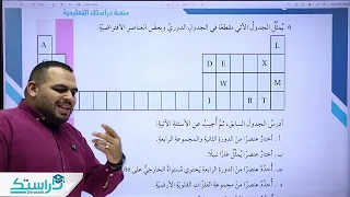 حل أسئلة وحدة بنية الذرة وتركيبها الكيمياء الصف التاسع أ محمد كلوب 