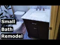 Small Bathroom Remodel Tips New Tile Vanity Toilet Lights