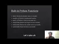 Mathematical Functions in Python