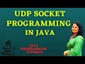 UDP Socket Programming in Java Client-Server Program Using UDP in Java