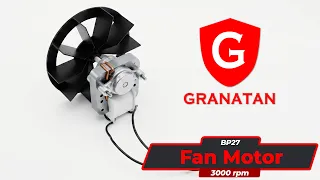 Bathroom Exhaust Fan Motor Replacement - 3000 RPM Compatible with Broan NuTone