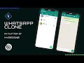 WhatsApp UI clone in flutter with source code