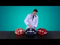 Primacare KB-RO74-B First Responder Bag Multiple Compartment Medical Supplies Kit Carrier 16 x12 x3
