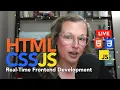 LIVE Cloning a Website in Real-time HTML CSS JS Project Part 5