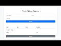 Simple Billing System Using HTML CSS JavaScript