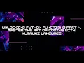 Unlocking Python Functions PART 4 Master the Art of Coding with Kumauni Language