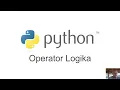 Python - Operator logika