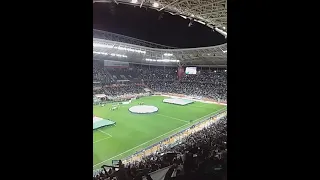 نشيد الوطني كما لم تسمعه من قبل في ملعب نيلسون مانديلا Nilsson Mandela Stadium 