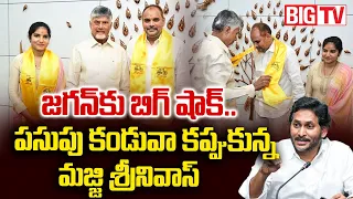 Big Shock To YS Jagan | Majji Srinivasarao Joins TDP | Chinna Srinu Joins TDP | CM Chandrababu