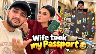 Begam ne airport par mujhse se passport cheen liya😞 | basil ki class lagadi mene viral video par😤
