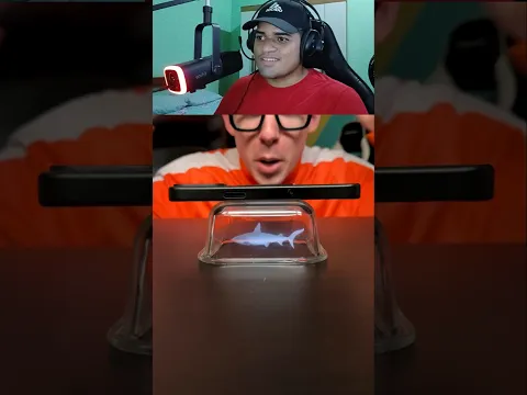 Ele fez um HOLOGRAMA CASEIRO? 😮 (_vector_)