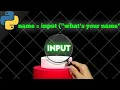 Python input function