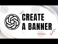 How to Create a Banner in ChatGPT AI Banner Design Tutorial for Web Social Media