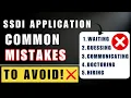 SSDI Application 5 Common Mistakes To AVOID
