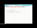 Matlab Program for Triangular