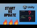 What s the Difference between Start and Update Functions in Unity