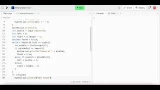 20 Java Binary Search