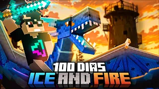 Sobrevivi 100 dias ZERANDO O ICE AND FIRE no Minecraft - O FILME