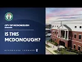 City of McDonough Is This McDonough
