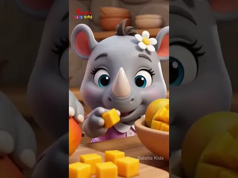 அல்போன்சா மாம்பழம் 🥭 | Runi Rhino & Family | Tamil Kids Song