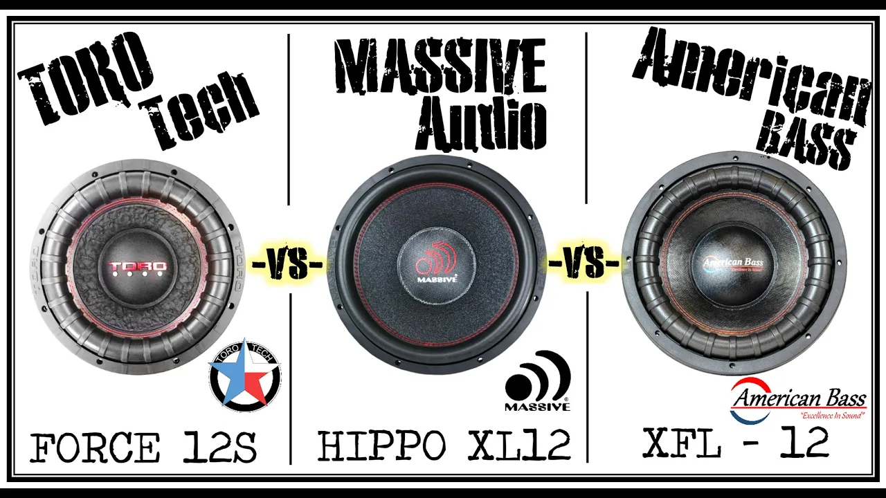 SPL Subwoofer Competition: HIPPO XL-12 -vs- FORCE 12S -vs- XFL-12