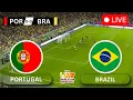 🔴 LIVE: Portugal vs Brazil U-17 | Semi-Final – FIFA World Cup 2025 | eFootball PES 2021 Full Match