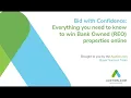 Bid With Confidence Everything You Need to Know to Win Bank-Owned REO Auction Properties Online
