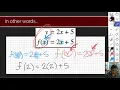 A1 12B Polynomial Function Notation